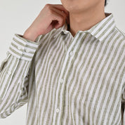 Camisa Supply Para Caballero Manga Larga Slim Fit 7974 Verde