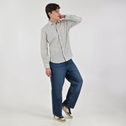 Camisa Supply Para Caballero Manga Larga Slim Fit 7974 Verde