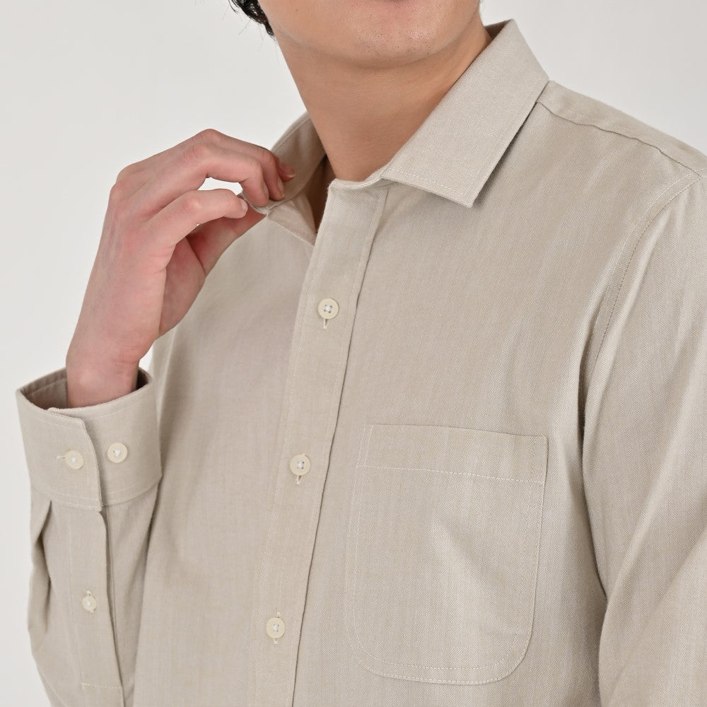 Camisa Supply Para Caballero Manga Larga Slim Fit 8153 Arena