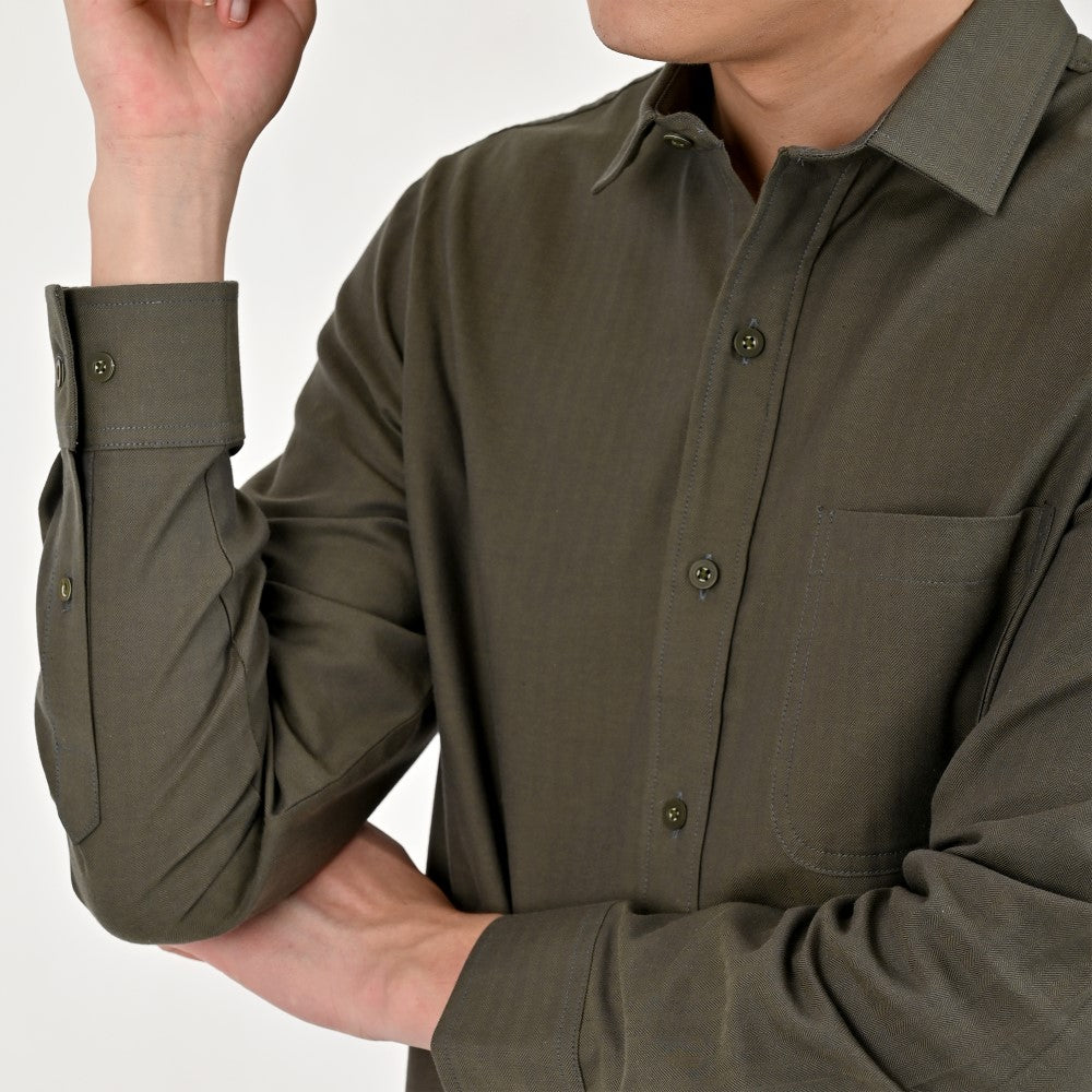 Camisa Supply Para Caballero Manga Larga Slim Fit 8153 Negro