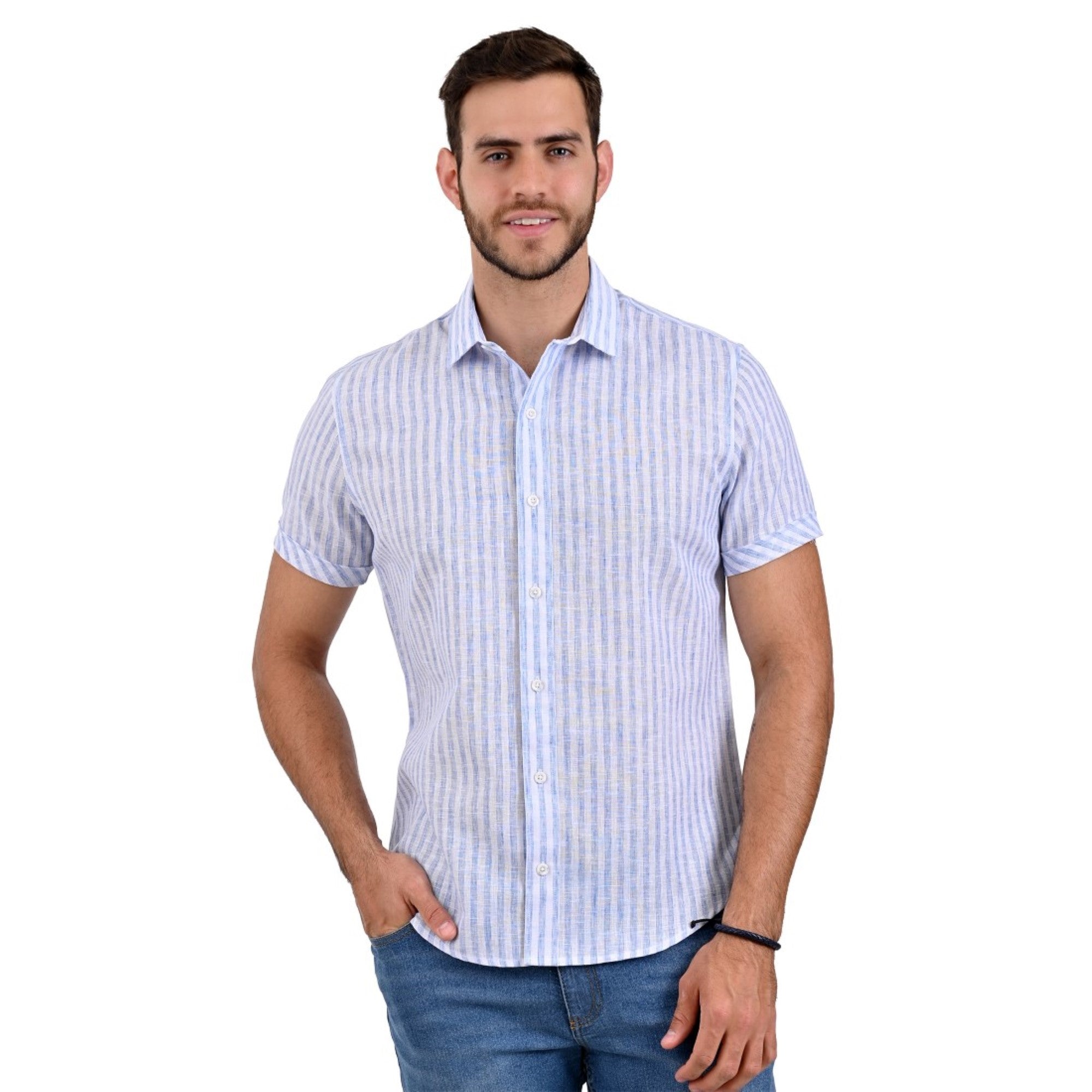 Camisa Supply Slim Fit Manga Corta 3710
