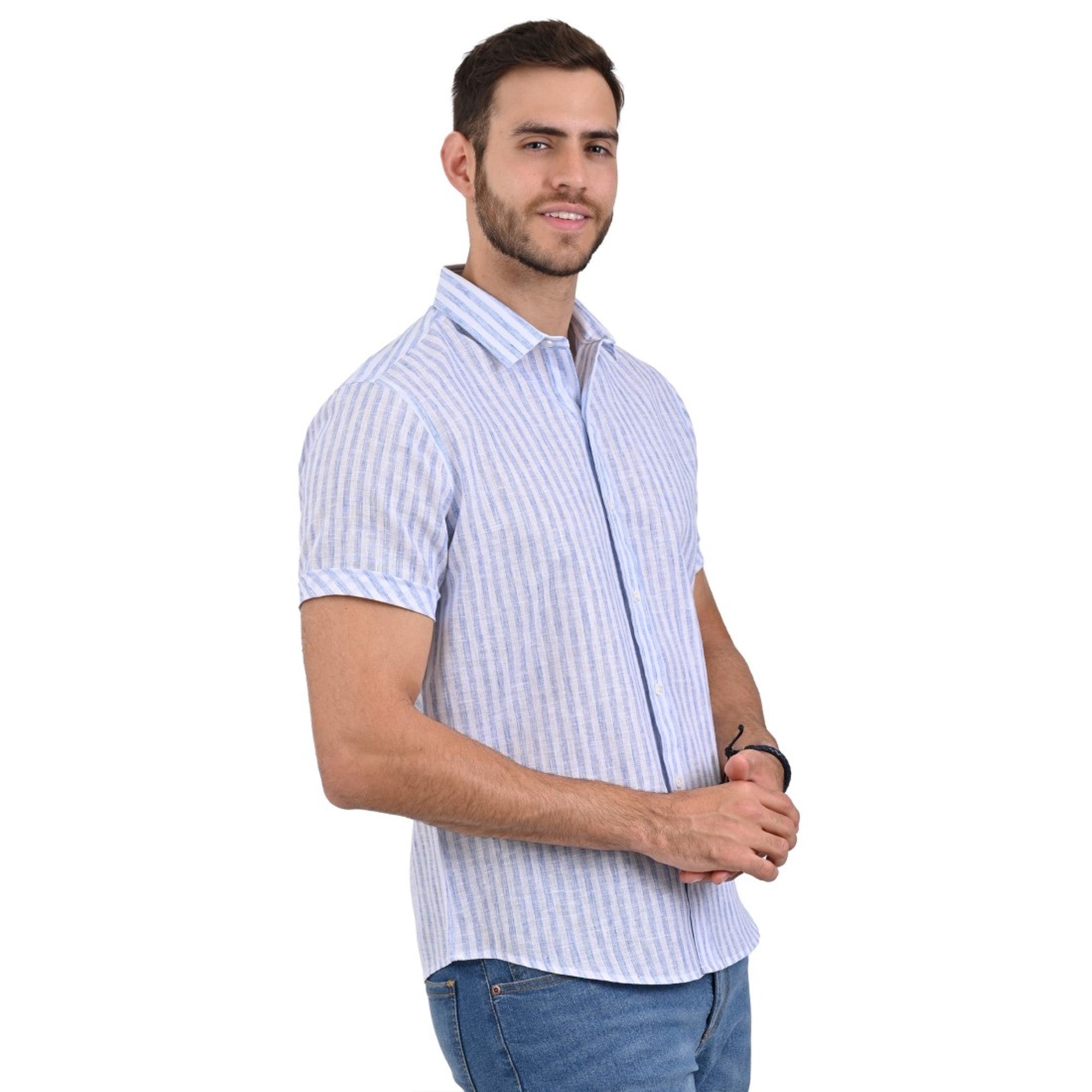 Camisa Supply Slim Fit Manga Corta 3710