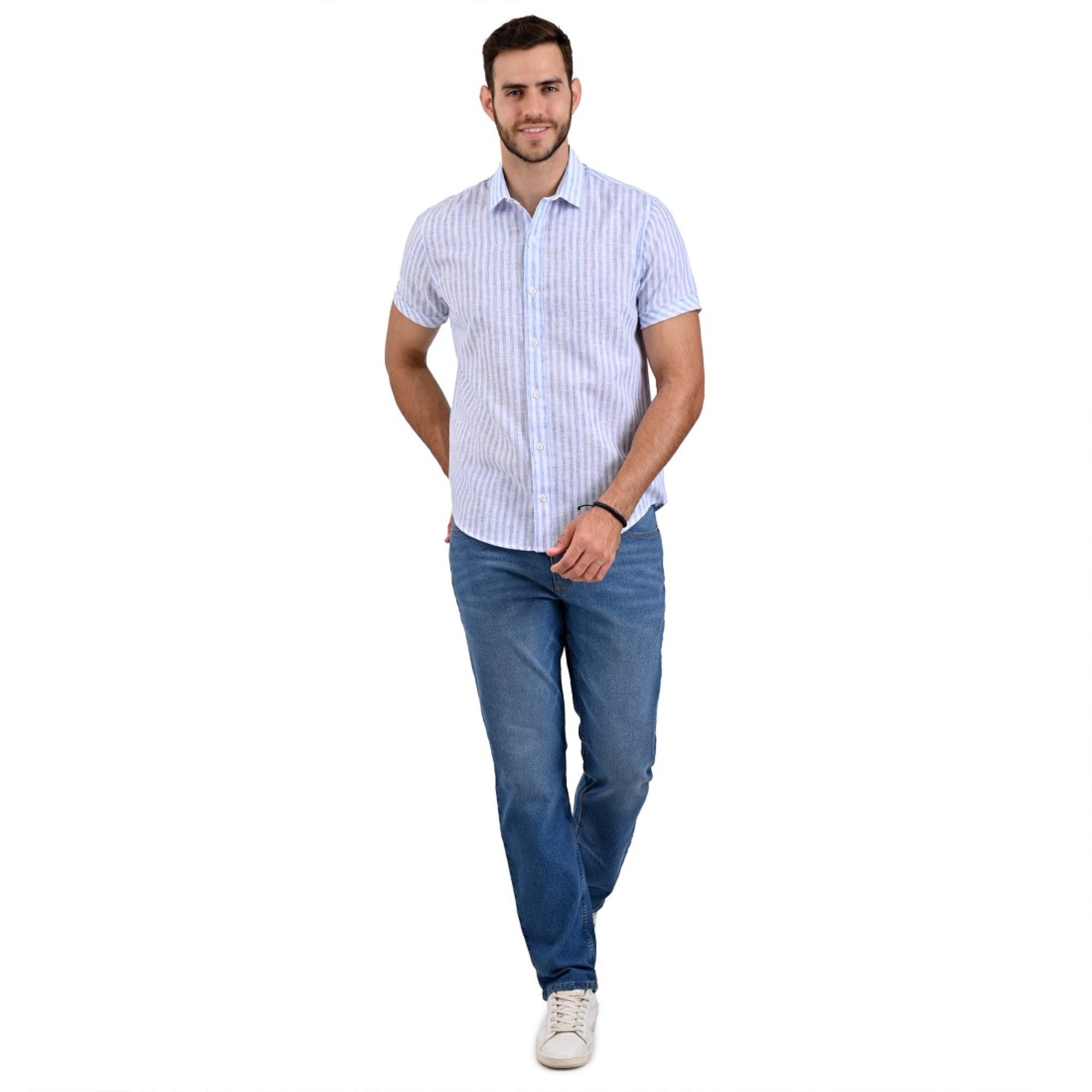 Camisa Supply Slim Fit Manga Corta 3710