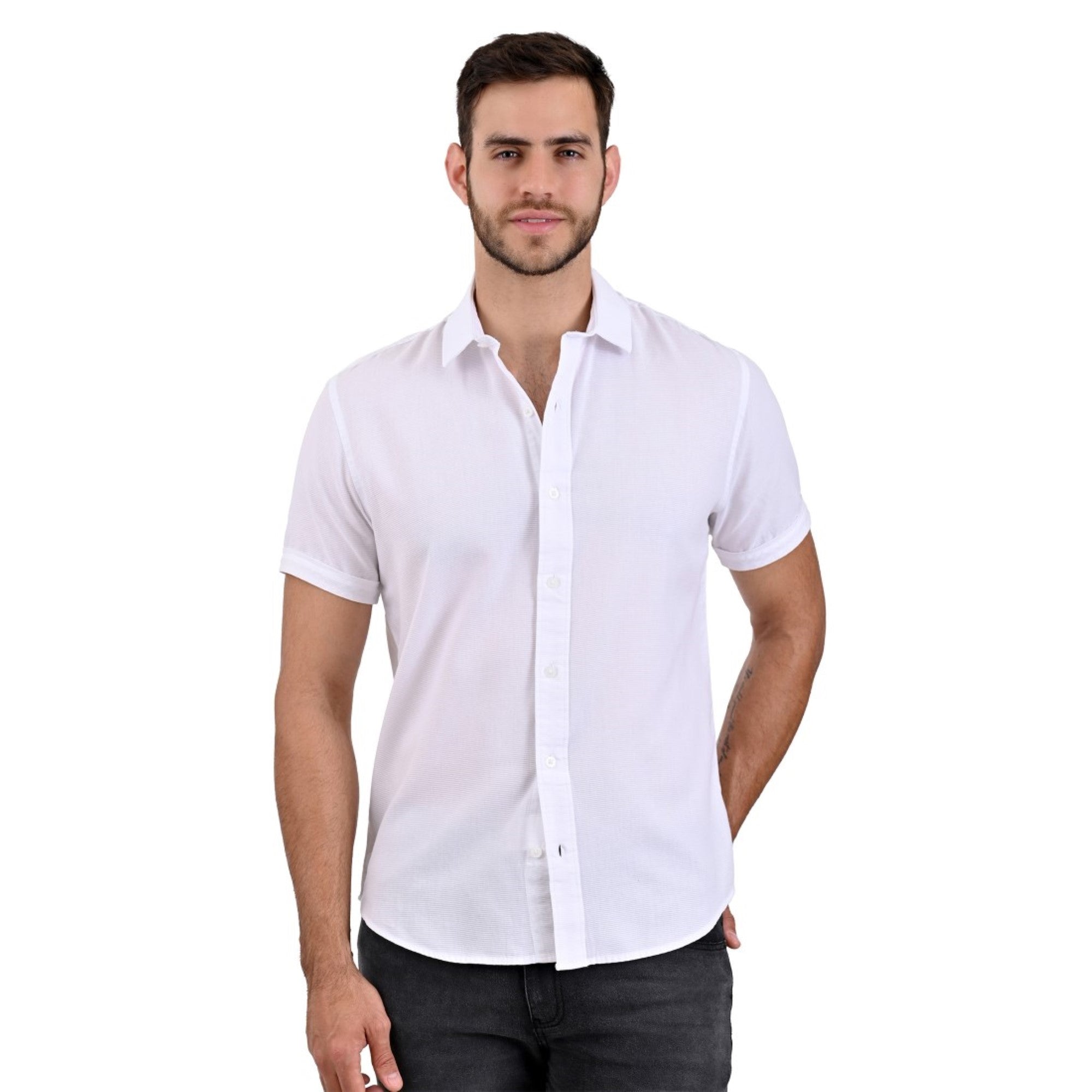 Camisa Supply Slim Fit Manga Corta 3711