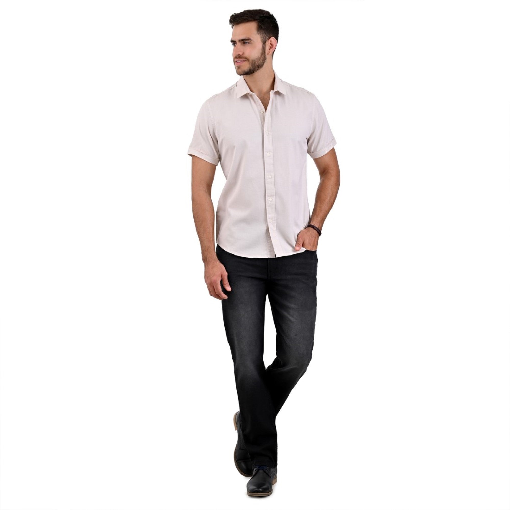 Camisa Supply Slim Fit Manga Corta 3712