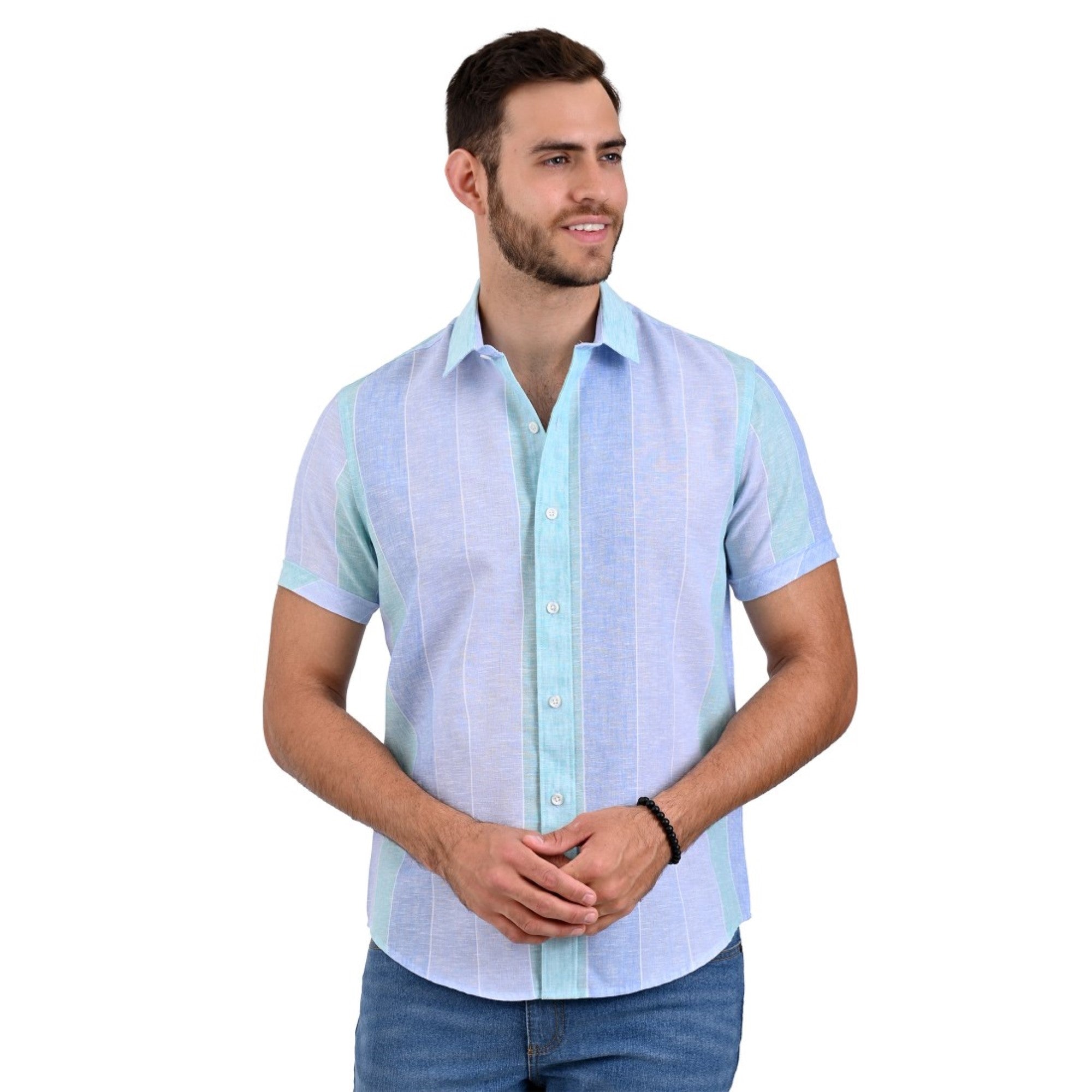 Camisa Supply Slim Fit Manga Corta 3716