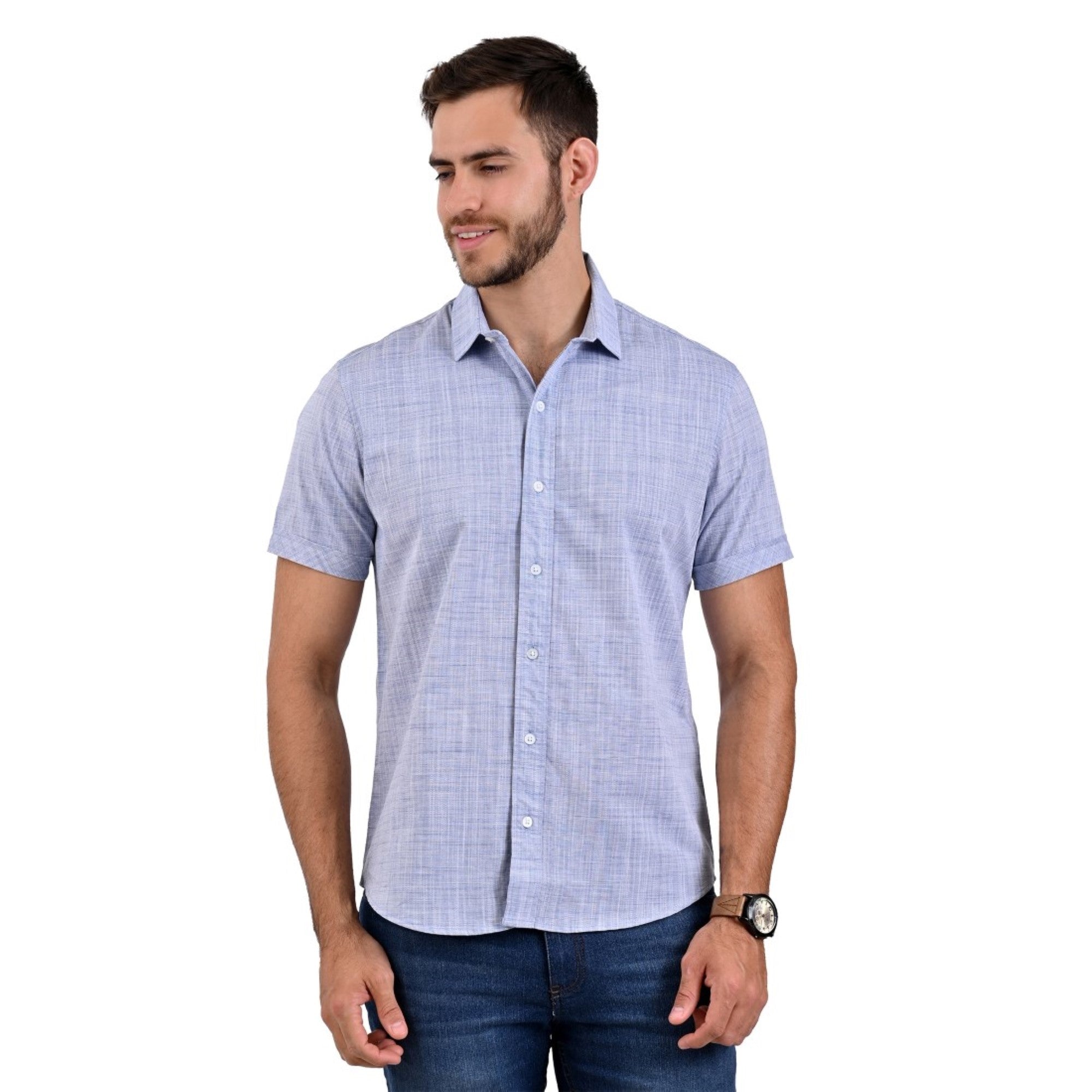 Camisa Supply Slim Fit Manga Corta 3719