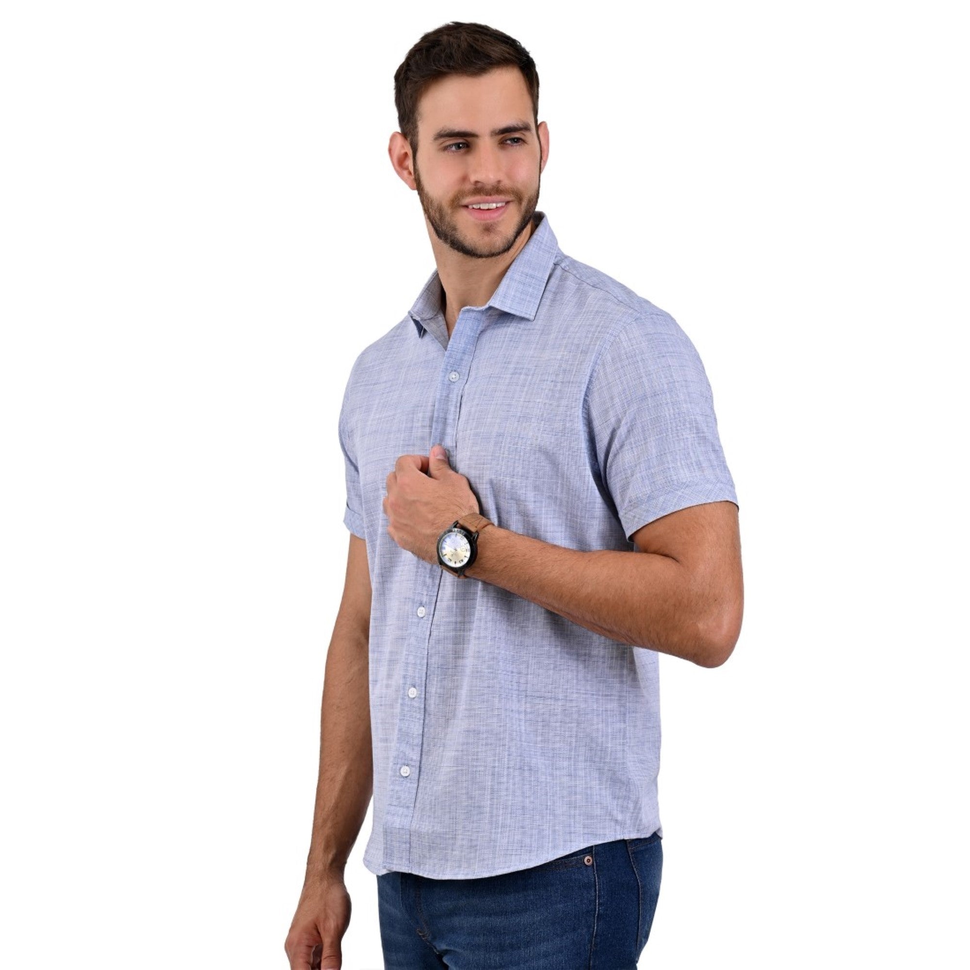 Camisa Supply Slim Fit Manga Corta 3719