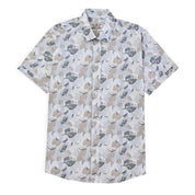 Camisa casual Supply Slim Fit Manga corta 7670 Gris Perla
