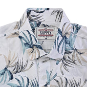 Camisa casual Supply Slim Fit Manga corta 7671 Azul Turqueza