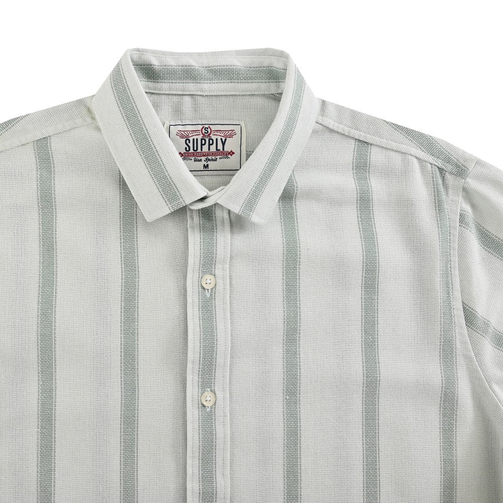Camisa casual Supply Slim Fit Manga corta 7675 Verde Apio