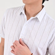 Camisa casual Supply Slim Fit Manga corta 7677 Blanco