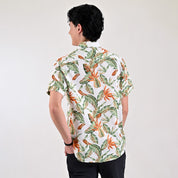 Camisa casual Supply Slim Fit Manga corta 7678 Verde Limon