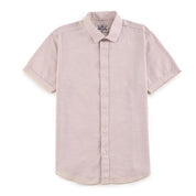 Camisa casual Supply Slim Fit Manga corta 7679 Beige