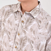 Camisa casual Supply Slim Fit Manga corta 7680 Paja
