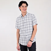 Camisa casual Supply Slim Fit Manga corta 7681 Blanco