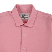 Camisa Supply Para Caballero Manga Corta Slim Fit 7967 Rosa