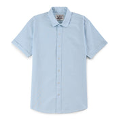 Camisa Supply Para Caballero Manga Corta Slim Fit 7967 Beige Claro
