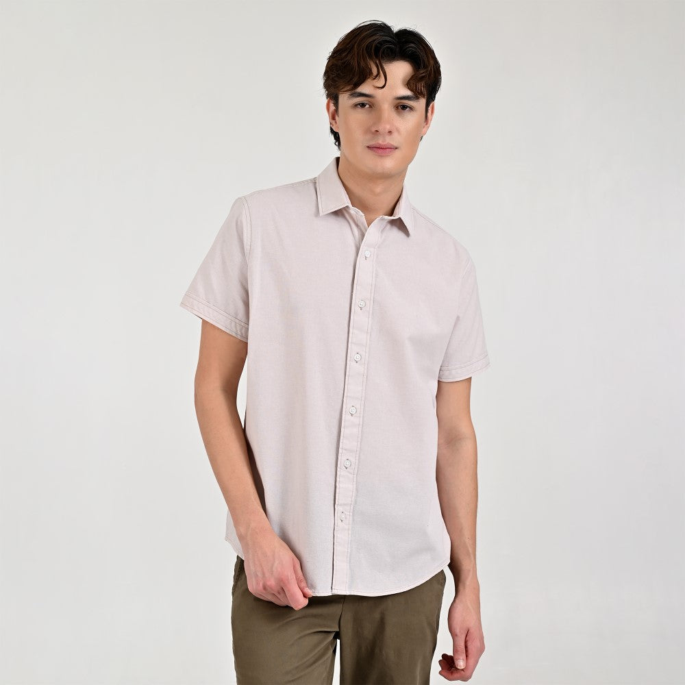 Camisa Supply Para Caballero Manga Corta Slim Fit 7967 Arena