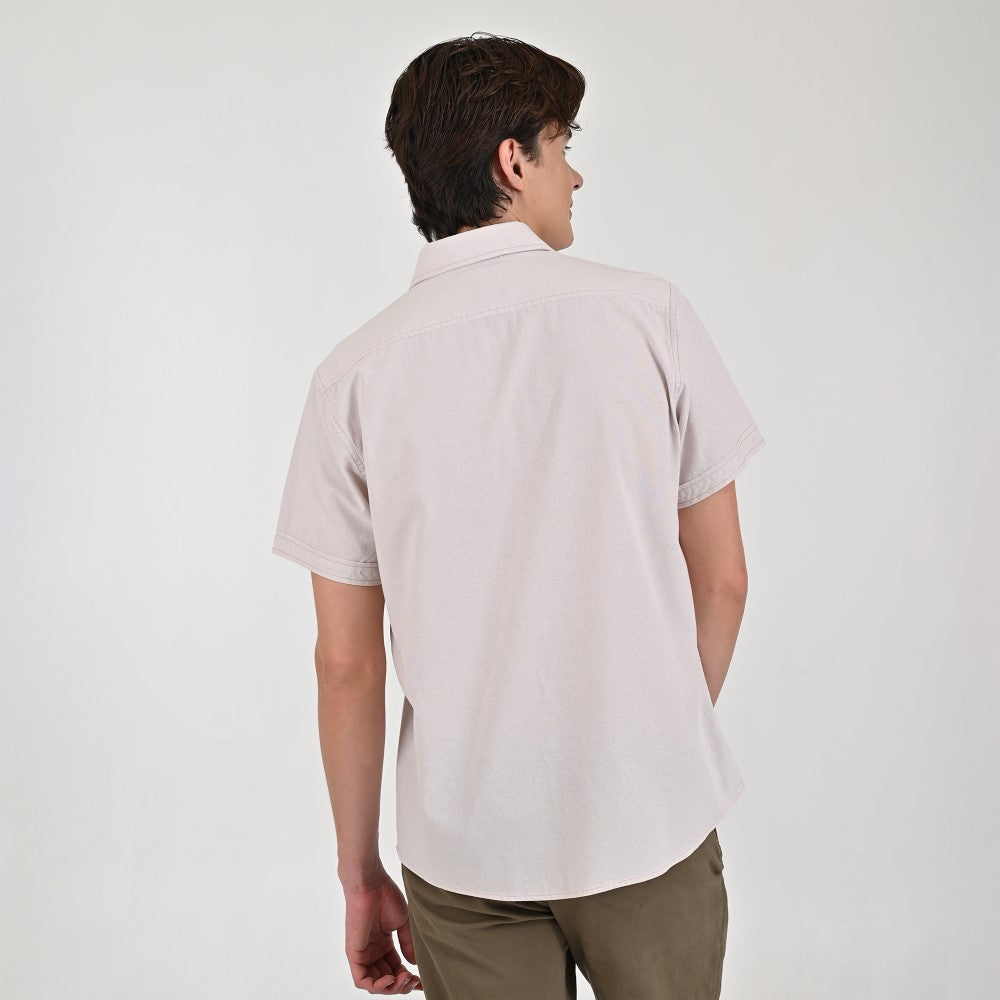 Camisa Supply Para Caballero Manga Corta Slim Fit 7967 Arena