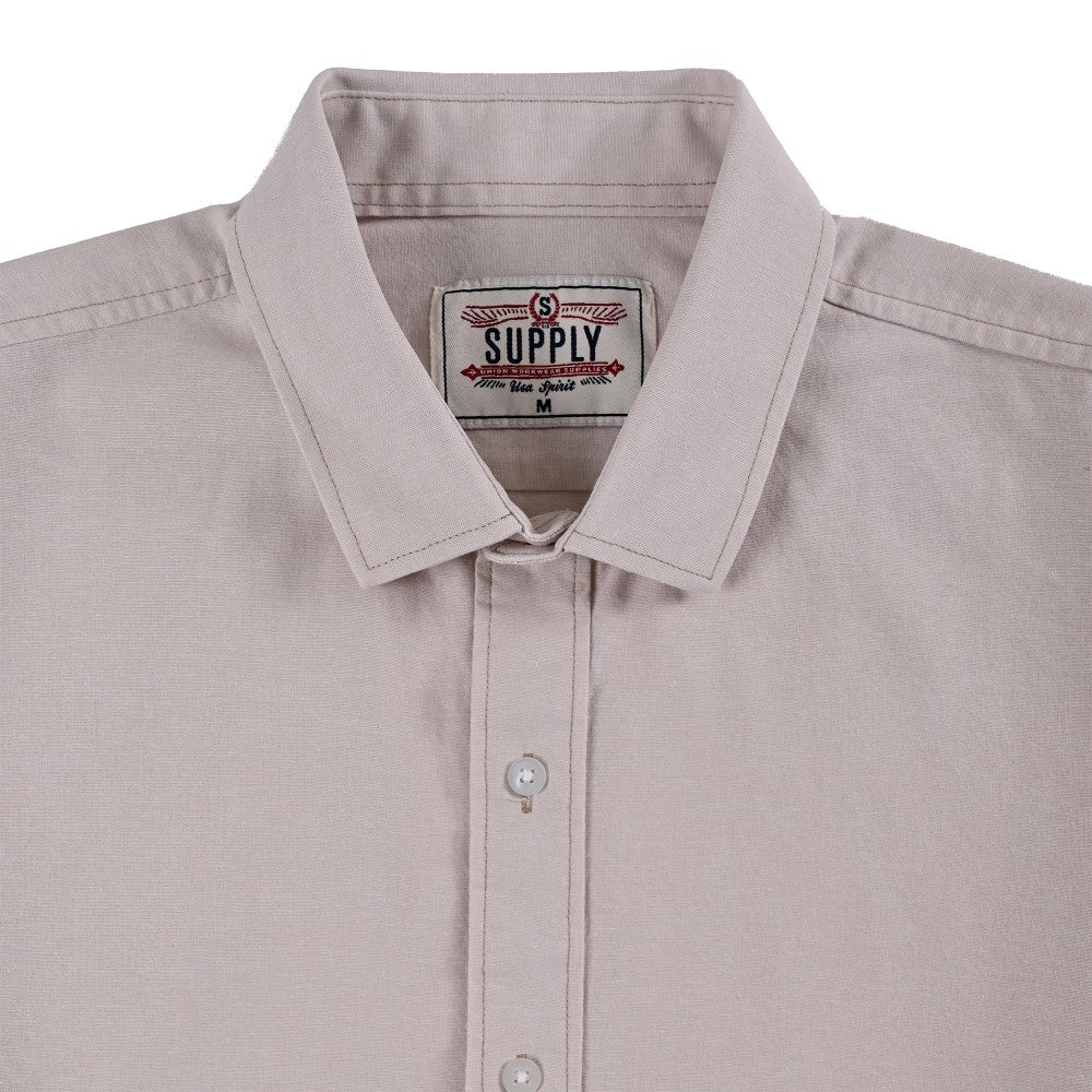 Camisa Supply Para Caballero Manga Corta Slim Fit 7967 Arena