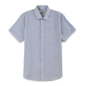 Camisa Supply Para Caballero Manga Corta Slim Fit 7968 Azul