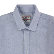 Camisa Supply Para Caballero Manga Corta Slim Fit 7968 Azul