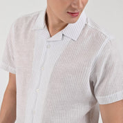 Camisa Supply Para Caballero Manga Corta Slim Fit 7971 Azul