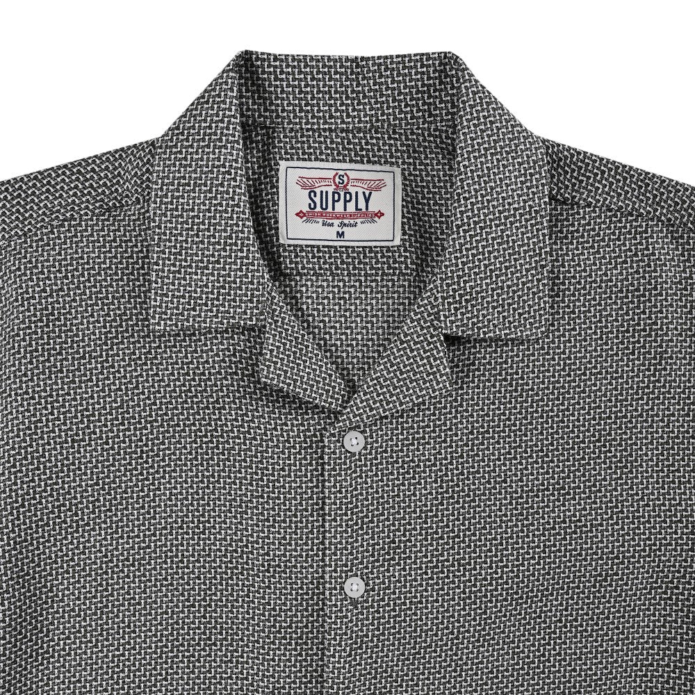 Camisa Supply Para Caballero Manga Corta Slim Fit 7972 Verde