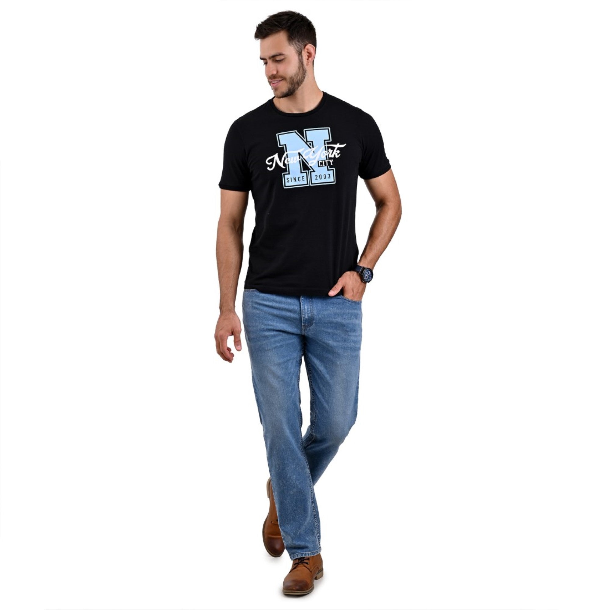 Playera Supply Slim Fit Cuello Redondo 0268