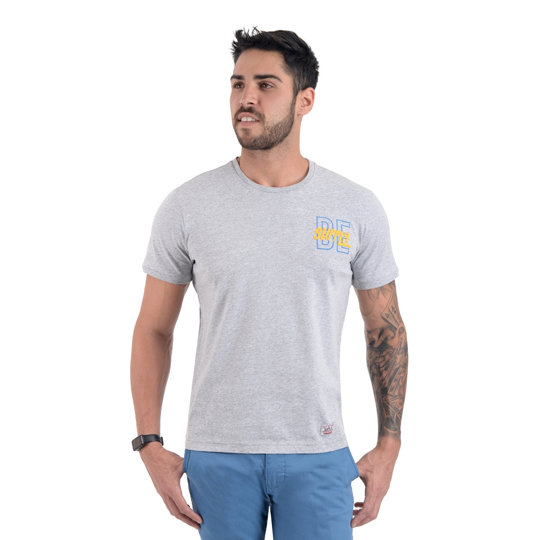 Playera Supply Slim Fit Cuello Redondo 0894