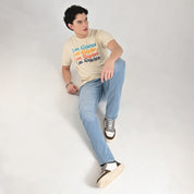 Playera Supply Slim Fit Cuello redondo AC68 Paja