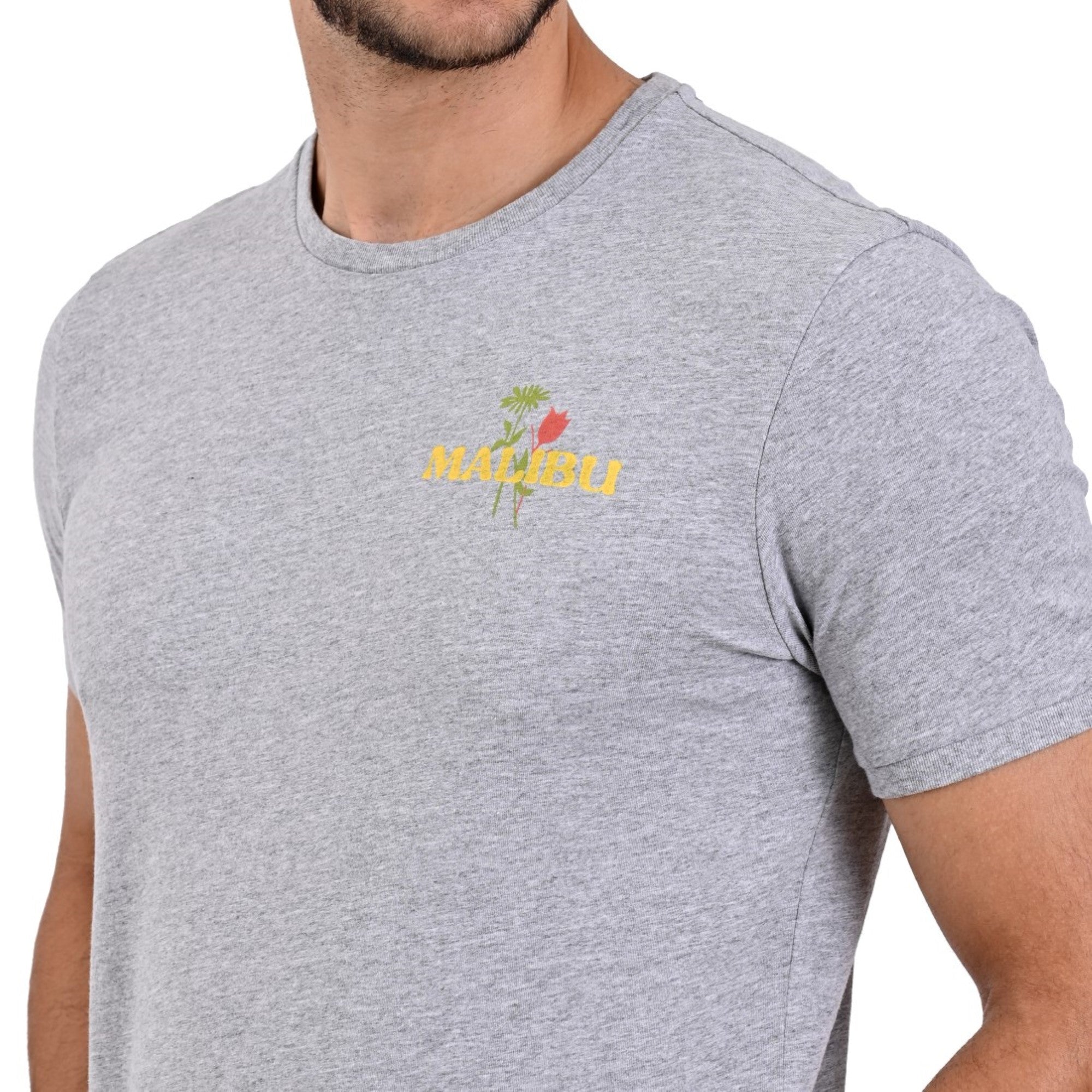 Playera Supply Slim Fit Cuello Redondo F970 Gris