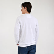 Playera Supply Para Caballero Manga larga Regular Fit B909 Blanco