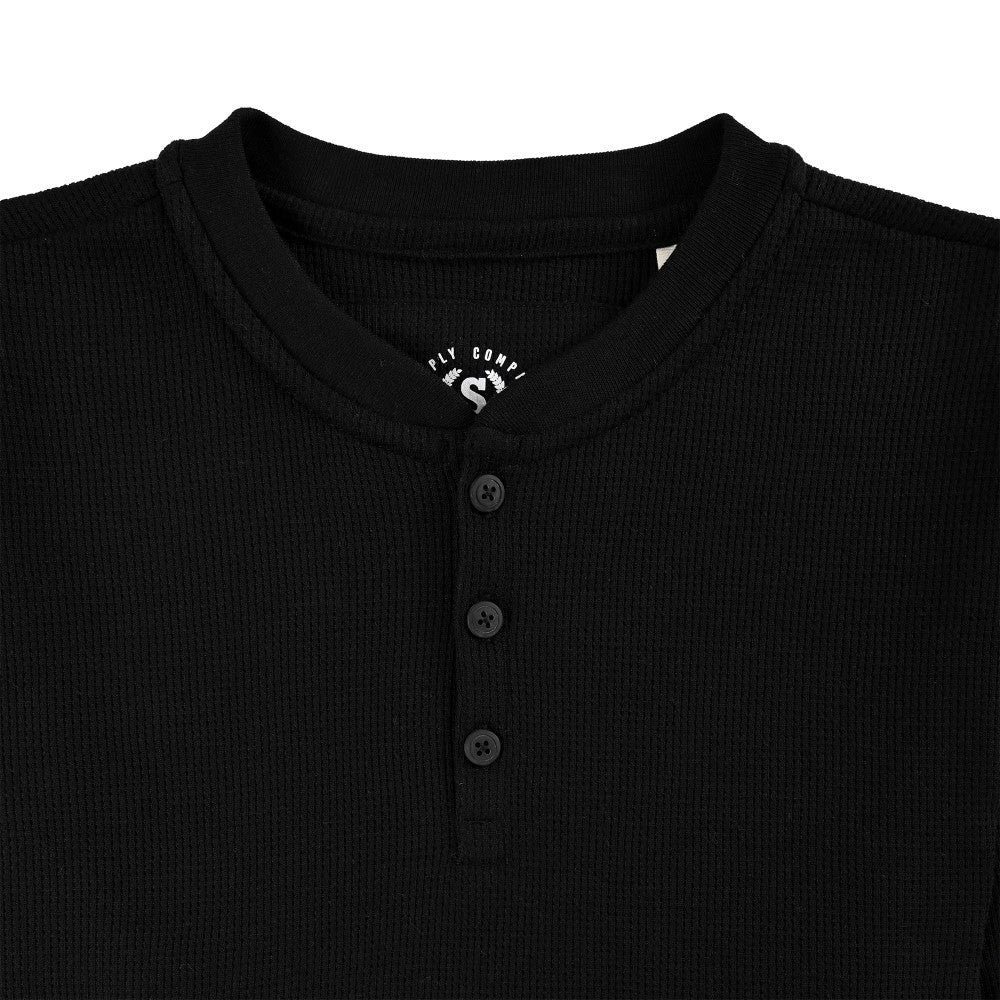 Playera Supply Para Caballero Manga larga Regular Fit B909 Negro