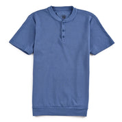 Playera Supply Slim Fit Cuello henley 6909 Azul Plumbago