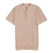 Playera Supply Slim Fit Cuello henley 6909 Beige