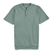 Playera Supply Slim Fit Cuello henley 6909 Verde Laurel