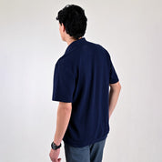 Playera Supply Slim Fit Tipo polo 6909 Azul marino