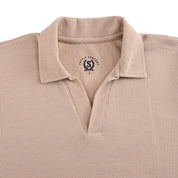 Playera Supply Slim Fit Tipo polo 6909 Beige