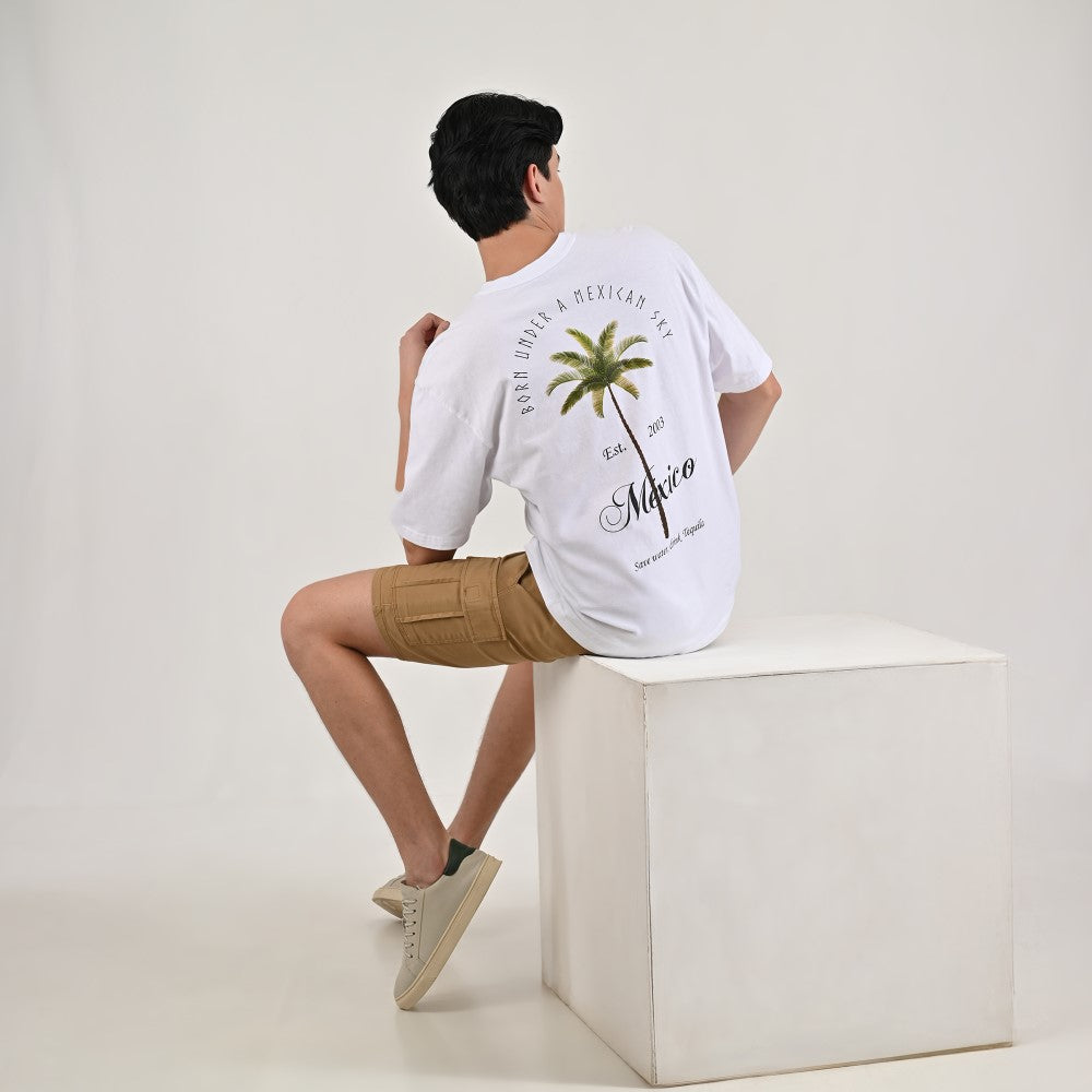 Playera Supply Oversize A968 Blanco