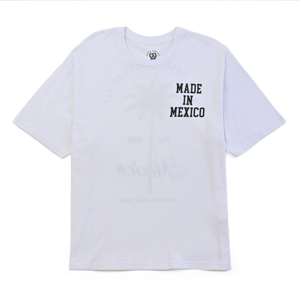 Playera Supply Oversize A968 Blanco