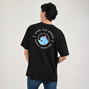 Playera Supply Oversize A968 Negro