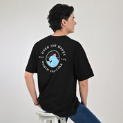 Playera Supply Oversize A968 Negro