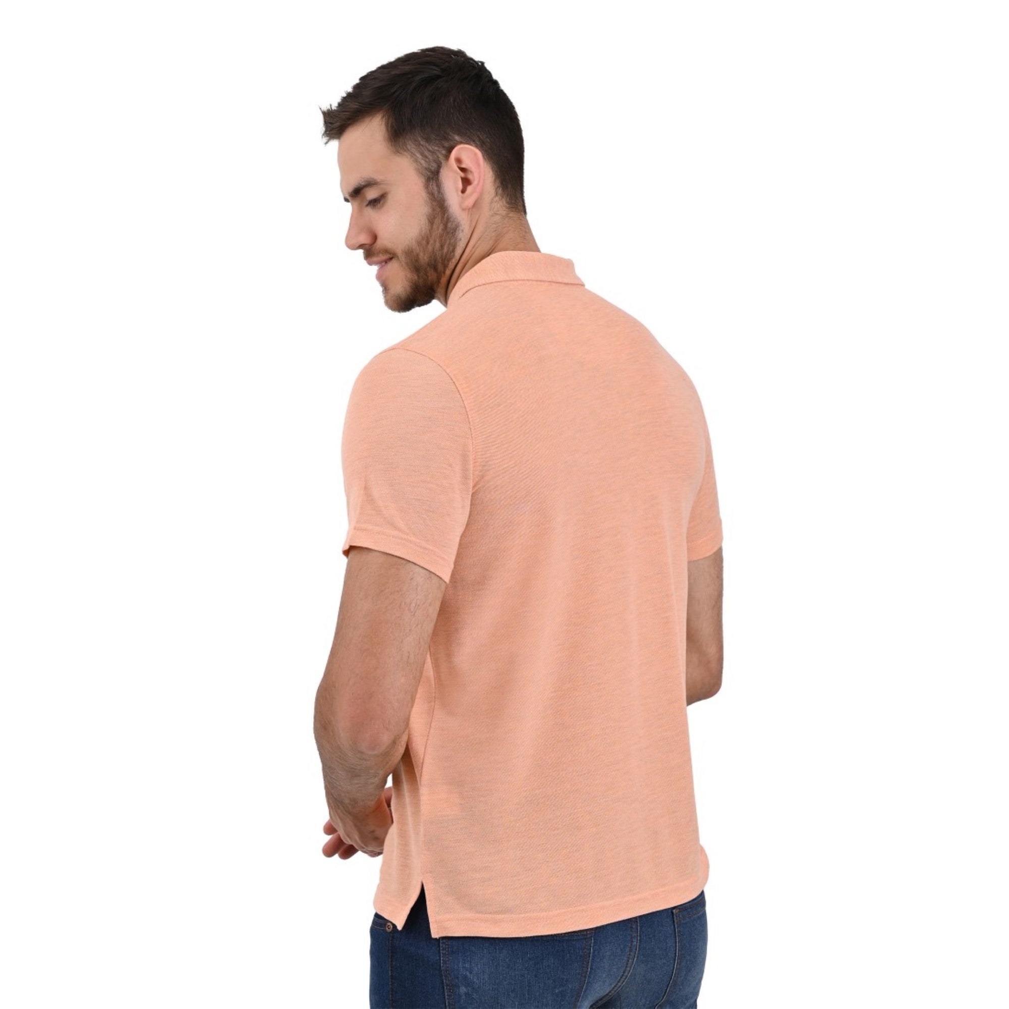 Playera Supply Slim Fit Cuello Polo 0884 Mamey