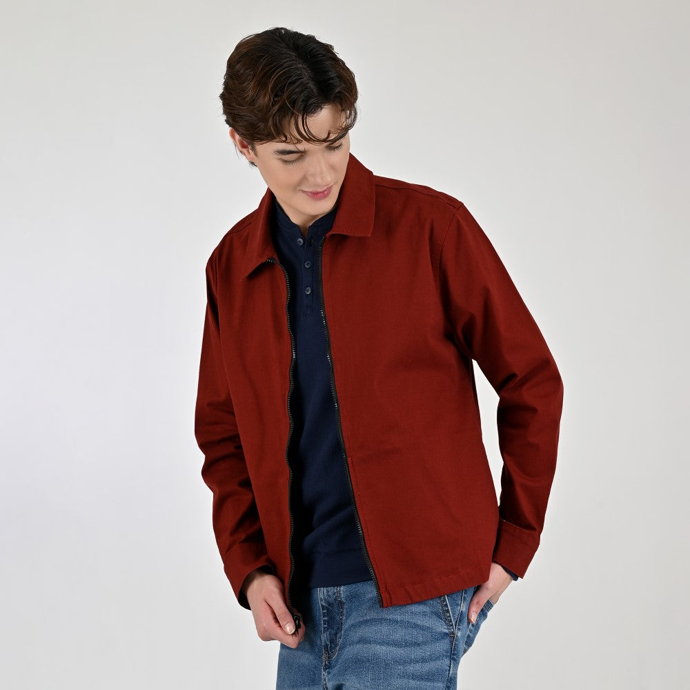 Chamarra Supply Para Caballero Regular Fit 0995 Rojo