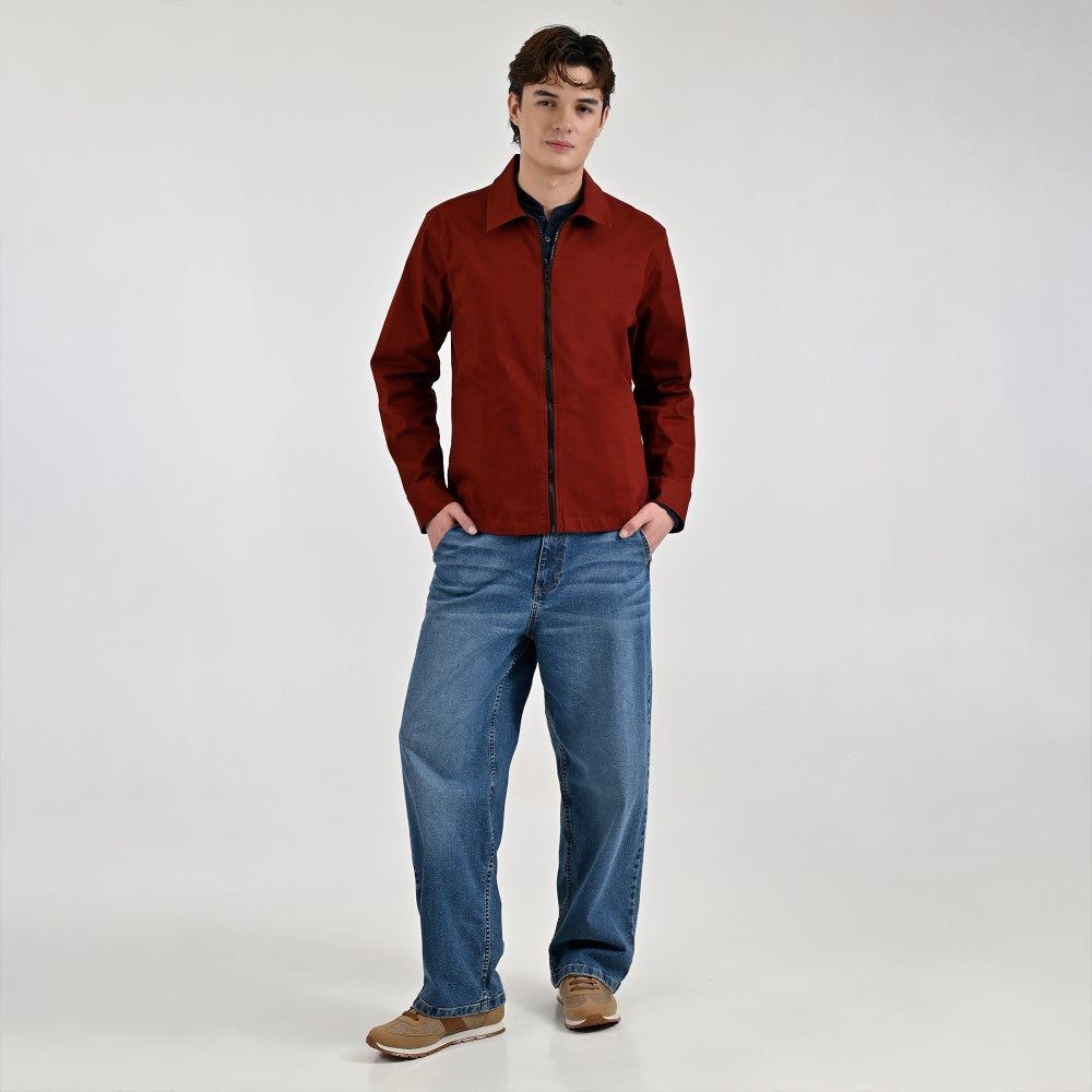 Chamarra Supply Para Caballero Regular Fit 0995 Rojo