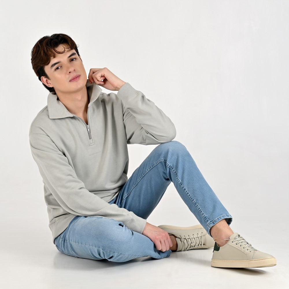 Sudadera Supply Para Caballero Regular Fit A910 Gris