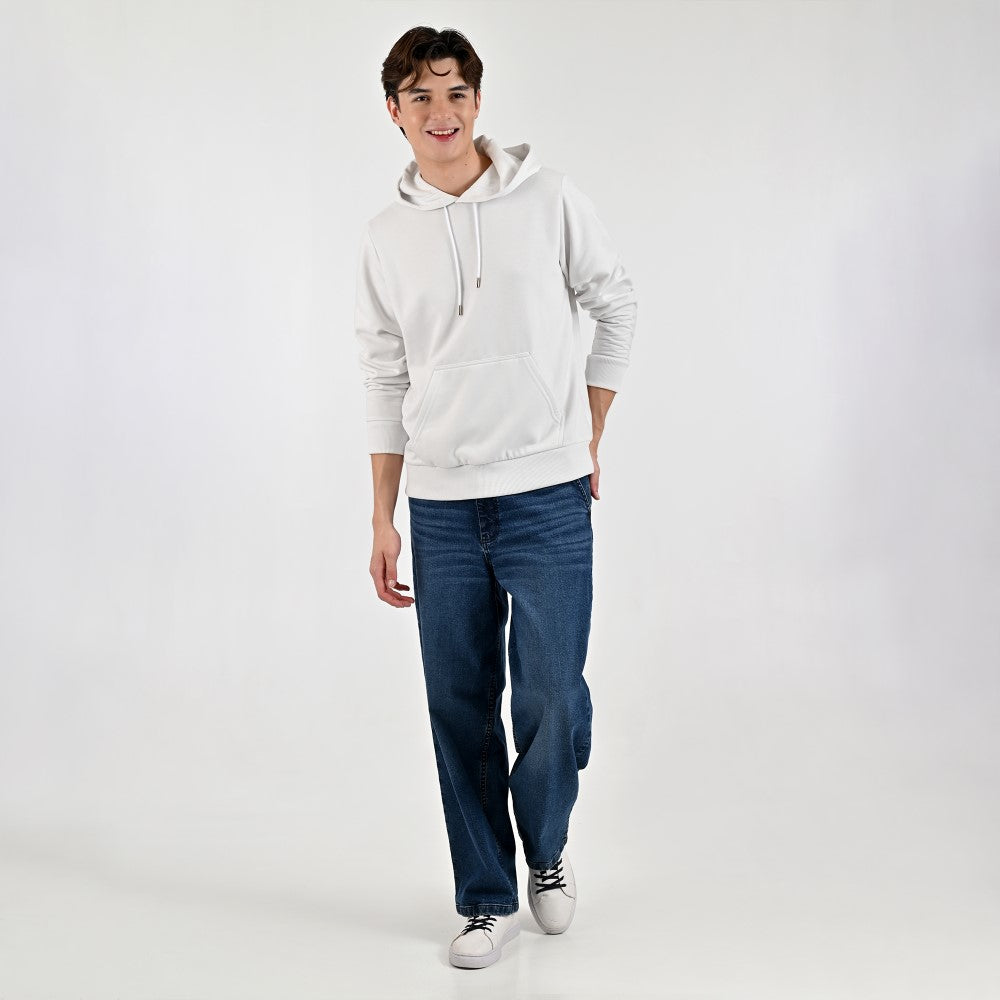 Sudadera Supply Para Caballero Regular Fit F910 Blanco