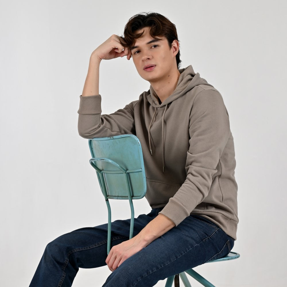 Sudadera Supply Para Caballero Regular Fit F910 Cocoa